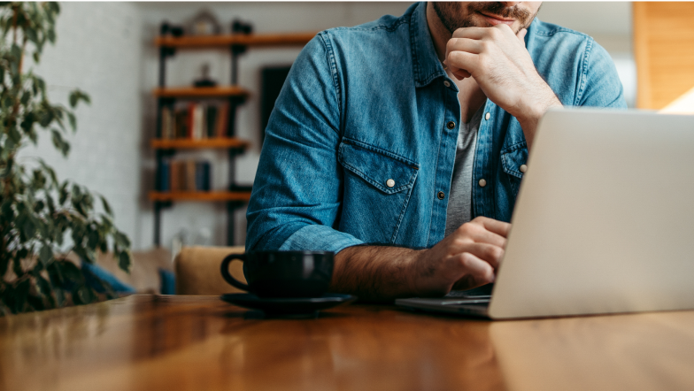 Person on laptop