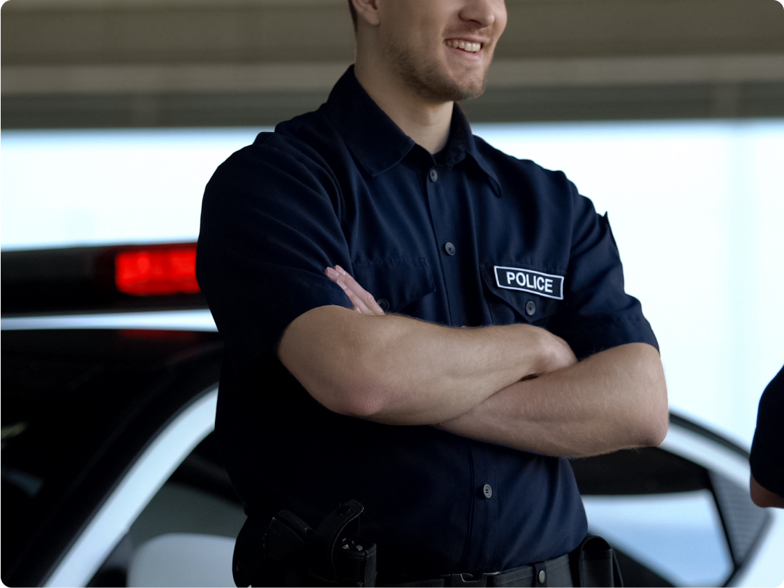 Male police officer
