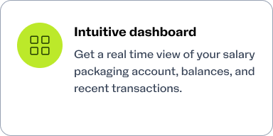 Intuitive dashboard