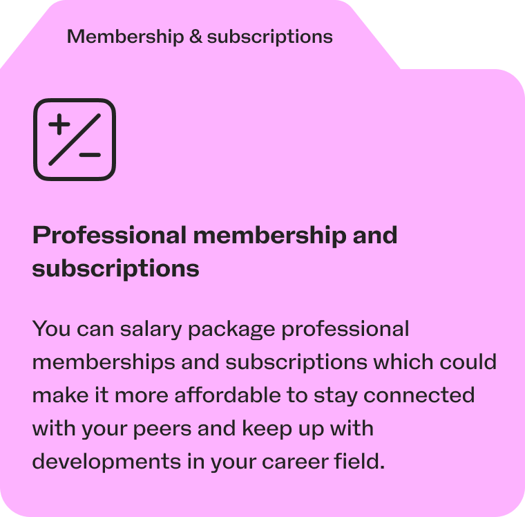 Professional membership and subscriptions
